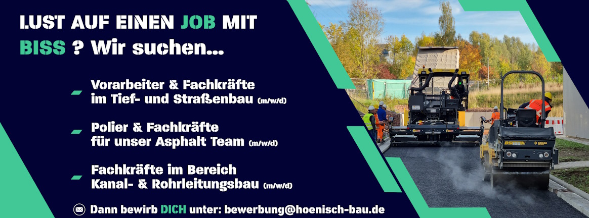 Bewerbung bei Hönisch Bau GmbH